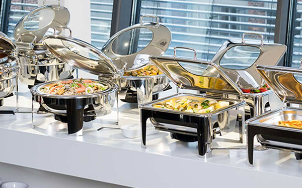 تشریفات مجلل با ظروف شفینگ دیش برای هتل و رستوران ها